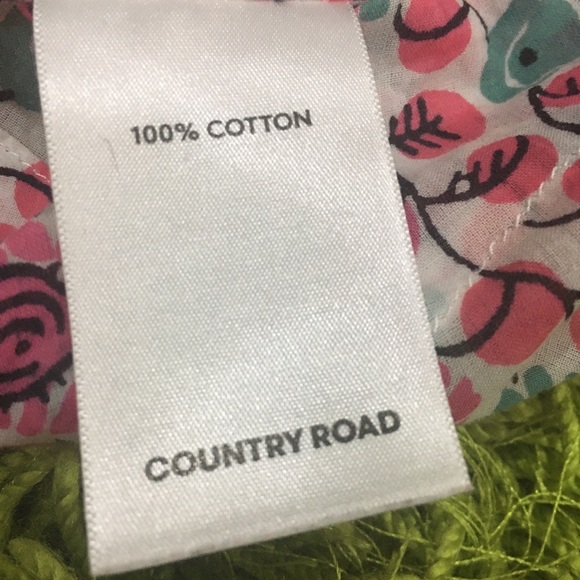 Country Road Blouse Size XS / 8 100% Cotton - Picture 6 of 7